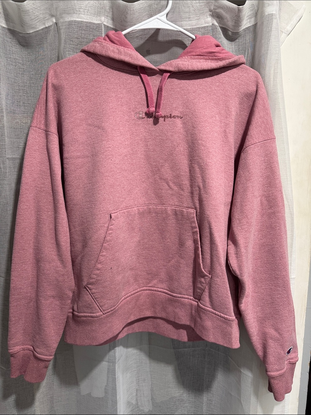 Champion Women's Hoodie in Dusty Rose Pink